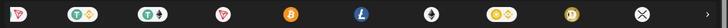 melbet.com payment strip with Tron, Tether, Bitcoin, Litecoin, Ethereum, BNB, Dogecoin and XRP logos